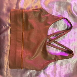 Lululemon Athletica Sports Bra in Burgundy